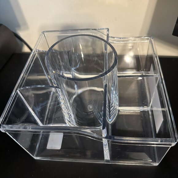 “The Heiress” Multi-Purpose Organizer – Clear Acrylic Storage Bin - Picture 10 of 11